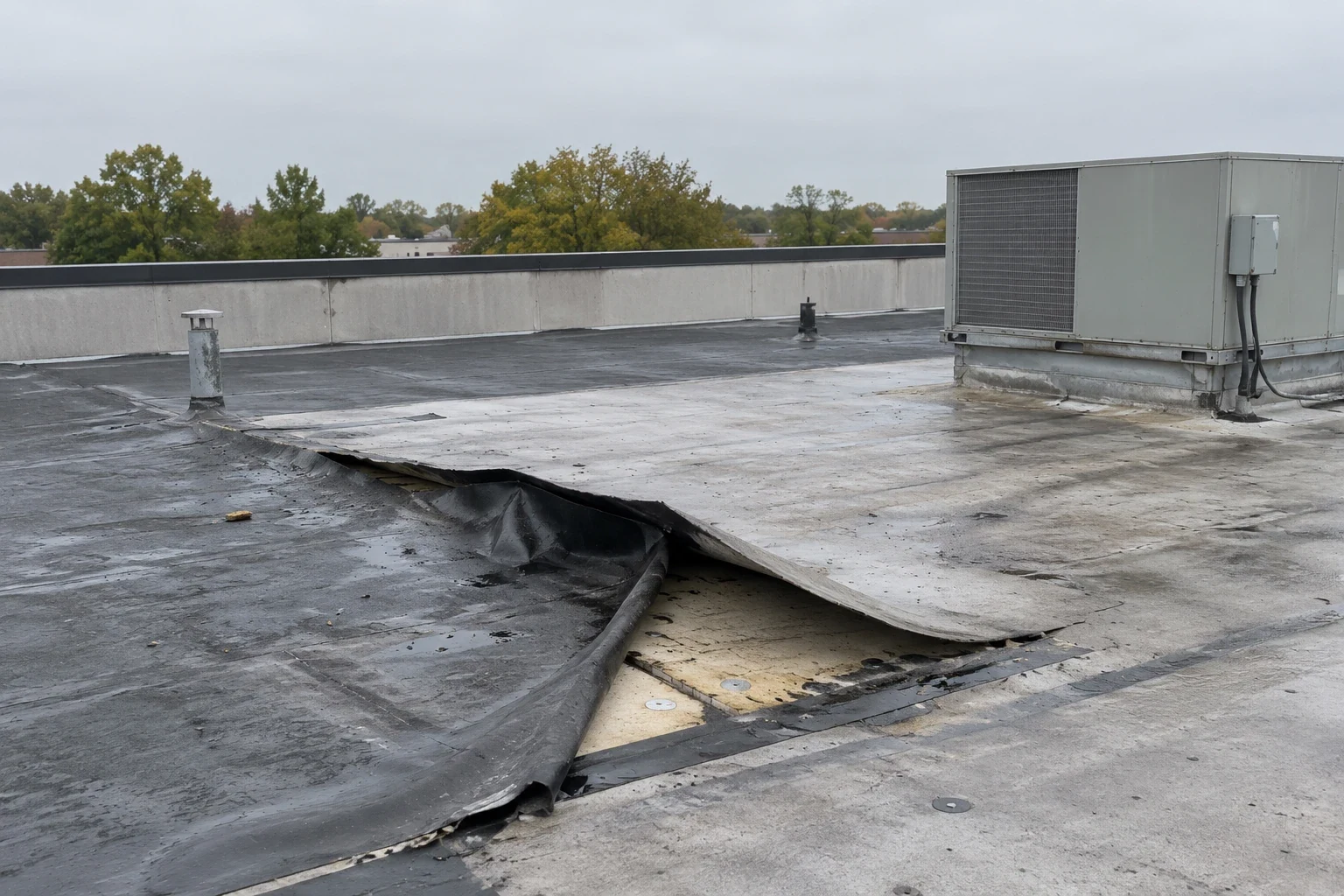Wind Damage Roof Repair in Jersey City, NJ